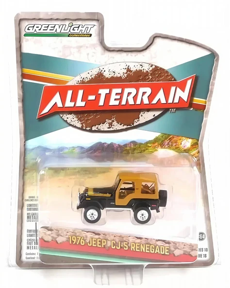 Greenlight 1/64 All-Terrain Series 16- 1976 Jeep CJ-5 Renegade 35290-C ürün görseli 1
