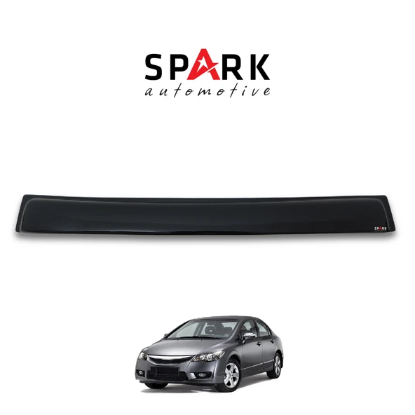Honda Civic 2006-2012 Yıl Aralığı Uyumlu Arka Cam Üstü Spoyler İnce Model ürün görseli 1