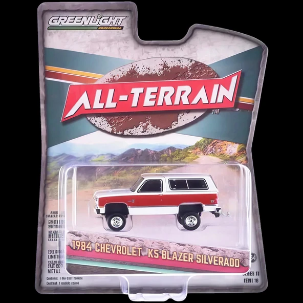 Greenlight 1/64 All-Terrain Series 16- 1984 Chevrolet K5 Blazer Silverado 35290-E ürün görseli 1