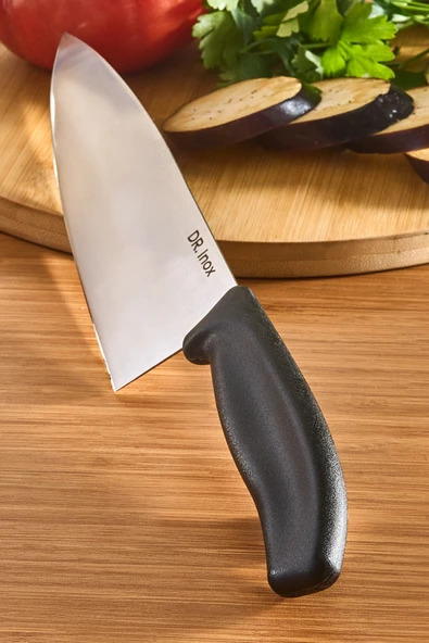 Karaca Dr. Inox Şef Bıçağı 33 cm Siyah - Resim 3