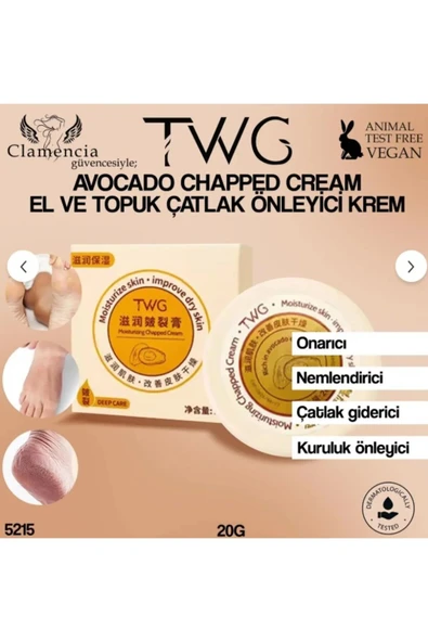 TWG Nemlendirici Çatlama Karşıtı Krem 20gr ürün görseli 1