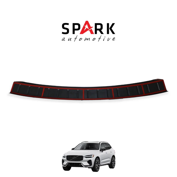 Volvo XC60 2017- Yılı ve Sonrası Uyumlu Arka Tampon Eşiği Mat ürün görseli 1