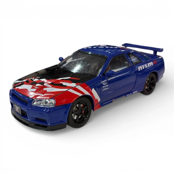 Hobbiez World 1/24 Nissan GTR R34 - Nismo Blue ürün görseli 1
