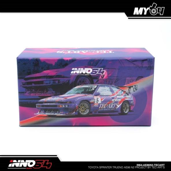 Inno 1/64 Toyota Sprinter Trueno AE86 N2 Project by Tec-Art's ürün görseli 1