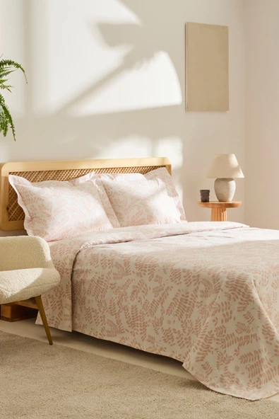 Kaşmir Home Maja Çift Kişilik Pike Takımı Rose ürün görseli 1