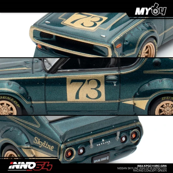 PTTAVM: Inno 1/64 Nissan Skyline 2000 GT-R (KPGC110) Racing