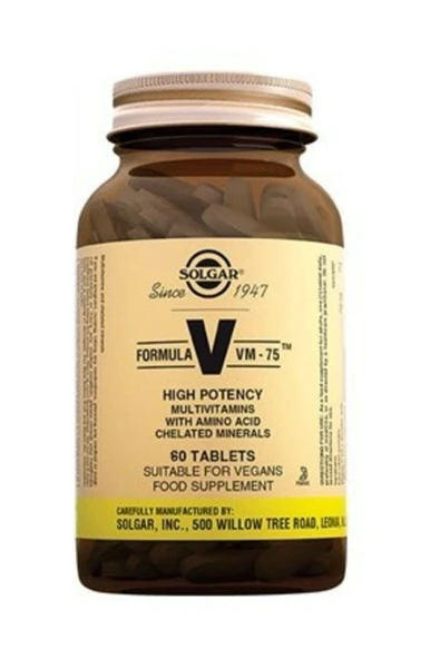Solgar Vm-75 Multivitamin 60 Tablet ürün görseli 1