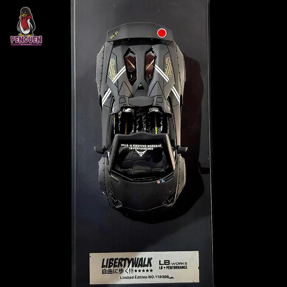 Liberty Walk 1/64 Lamborghini LB 700 (116/500) Limited Edition - Resim 5