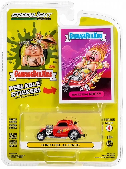 Greenlight 1:64 Garbage Pail Kids Series 4 Topo Fuel Altered 54070-E ürün görseli 1
