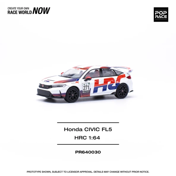 Pop Race PR64-030 1/64 Honda Civic Type R FL5 ürün görseli 1
