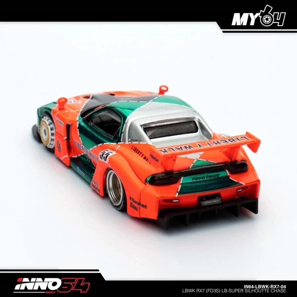 PTTAVM: 1:64 INNO64 LBWK RX7 (FD3S) LB-Super Silhouette Chase