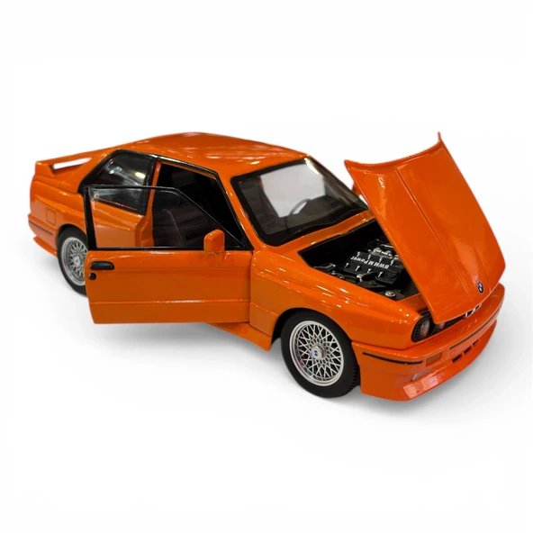 Hobbiez World 1/24 BMW E30 M3 - Orange - Resim 5