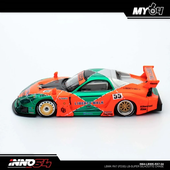 PTTAVM: 1:64 INNO64 LBWK RX7 (FD3S) LB-Super Silhouette Chase