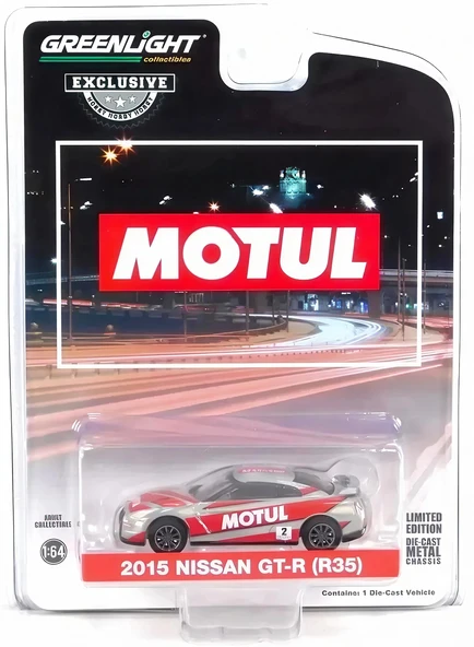 Greenlight 1/64 2015 Nissan GT-R (R35) - MOTUL 30490 ürün görseli 1