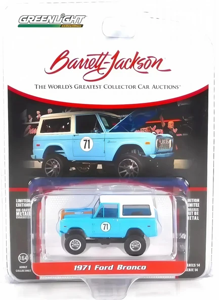 Greenlight 1/64 Barrett-Jackson Series 14- 1971 Ford Bronco 37310-F ürün görseli 1