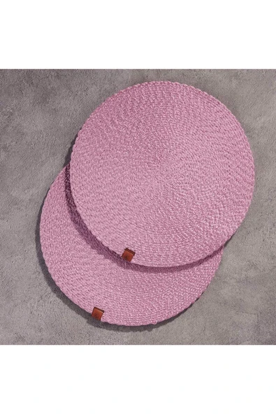 KORKMAZ Natura 2li Masa Servisi Pembe 35x35 cm A8998-3 ürün görseli 1