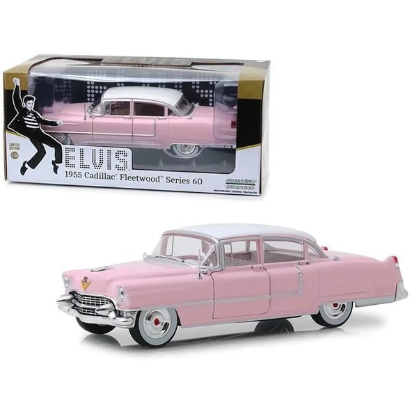 Greenlight 1/24 Elvis Presley (1935-77) - 1955 Cadillac Fleetwood Series 60 "Pink Cadillac" ürün görseli 1