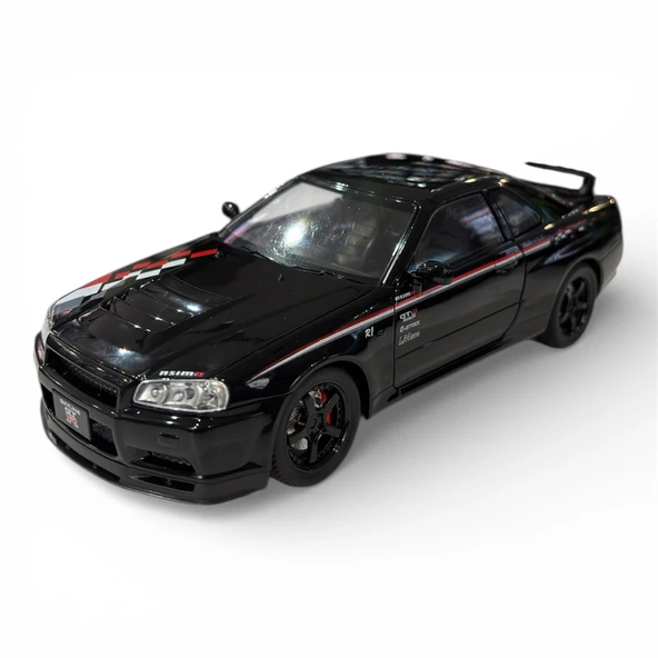 Hobbiez World 1/24 Nissan GTR R34 - Nismo Black ürün görseli 1
