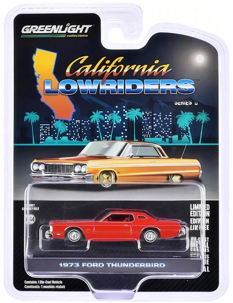 Greenlight 1/64 California Lowriders Series 6- 1973 Ford Thunderbird 63070-E ürün görseli 1