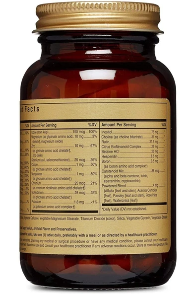 Solgar Vm-75 Multivitamin 60 Tablet - Resim 3