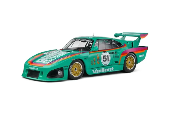 Solido S1807205 1/18 Porsche 935 K3 – 1977 – #51 VAILLANT ürün görseli 1