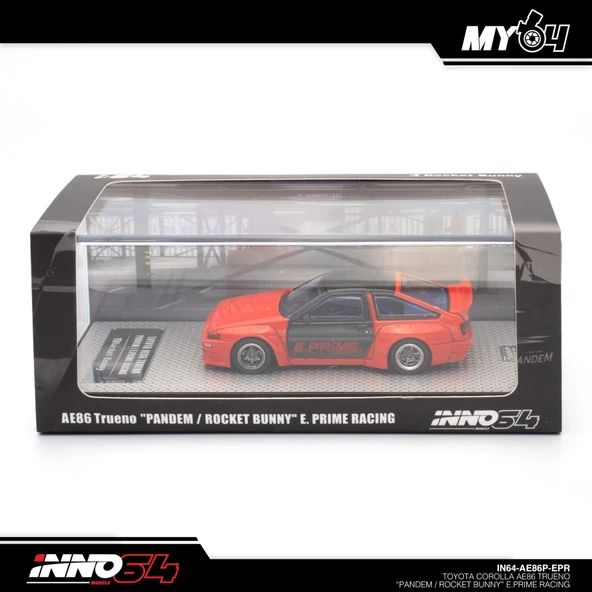 Inno 1/64 Toyota Corolla AE86 Trueno Pandem Rocket Bunny E.Prime Racing ürün görseli 1