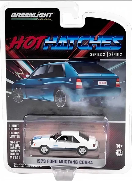 Greenlight 1:64 Hot Hatches Series 2 - 1979 Mustang Cobra 63020-C ürün görseli 1