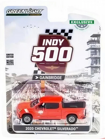 Greenlight 1:64 2020 Chevrolet Silverado - 104th Running of the Indianapolis 500 Official Truck (Hobby Exclusive) 30259 ürün görseli 1