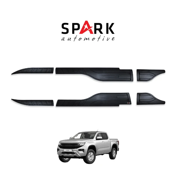 Volkswagen Amarok 2023- Yılı ve Sonrası Uyumlu Yarasa Kapı Kaplama 6 Parça ürün görseli 1