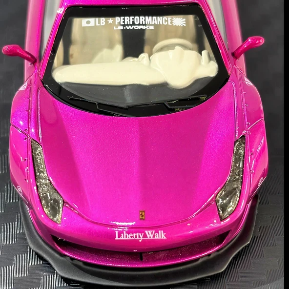 Scale Box 1/64 Ferrari 458 Italia - Resim 3