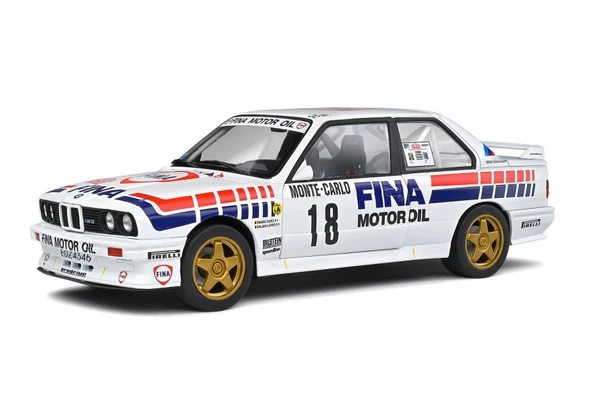 Solido S1801523 1/18 BMW M3 (E30) 1990 Rally Montecarlo 1989 - M.Duez/A.Lopes ürün görseli 1
