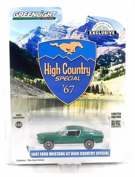 Greenlight 1/64 1967 Ford Mustang GT Fastback High Country Special 30505 ürün görseli 1