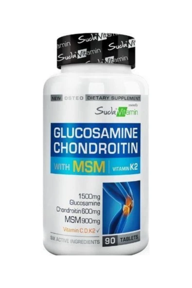 Suda Vitamin Glucosamine Chondroitin With Msm Vitamin K2 90 Tablet ürün görseli 1