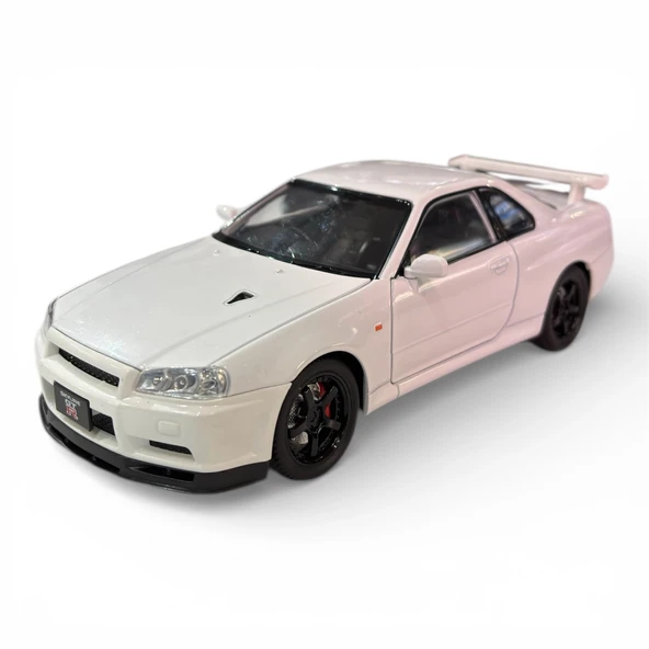 Hobbiez World 1/24 Nissan GTR R34 - White ürün görseli 1