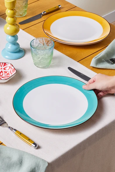 Karaca Jofy Servis Tabağı 27 Cm Yeşil - Resim 2