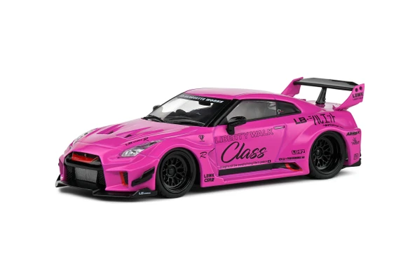 Solido S4311210 1/43 Nissan GTR35 LBWK Silhouette – Purple – 2019 ürün görseli 1