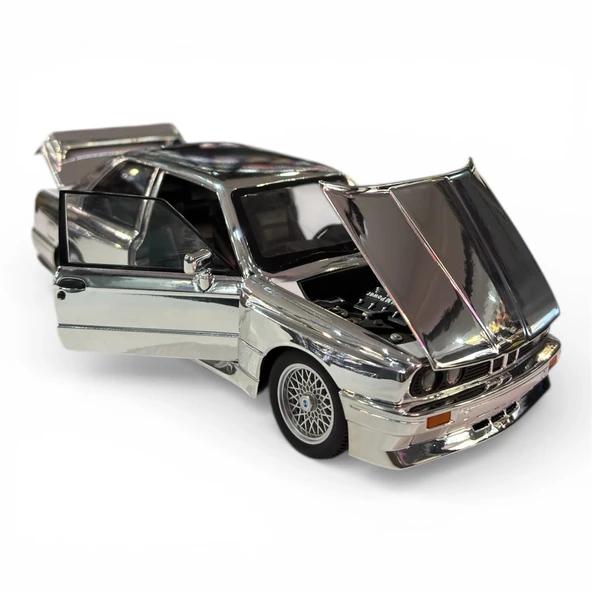 Hobbiez World 1/24 BMW E30 M3 - Silver - Resim 4