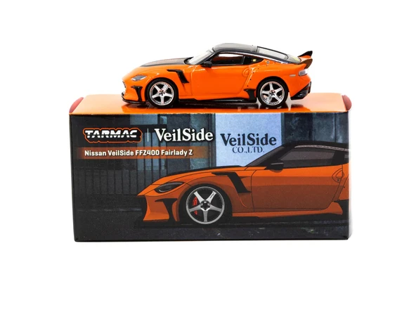 Tarmac Works 1/64 Nissan VeilSide FFZ400 Fairlady Z Orange - GLOBAL64 ürün görseli 1