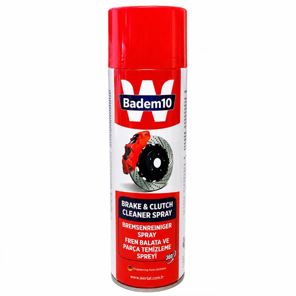 Fren Disk Balata Temizleyici Sprey 500 ml Yağ Sökücü Hızlı Kuruyan Profesyonel Temizlik Ürünü ürün görseli 1