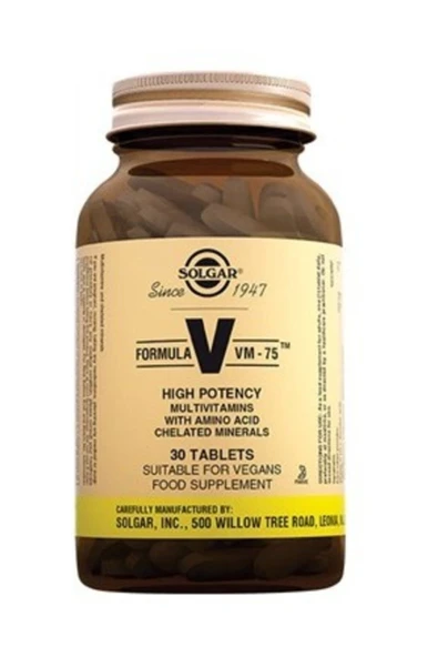 Solgar Formula Vm 75 30 Tablet ürün görseli 1