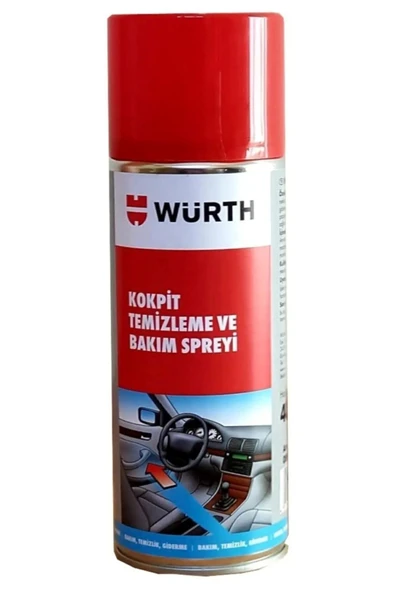 WÜRTH KOKPİT TEMİZLEME VE BAKIM SPREYİ 400ML ürün görseli 1