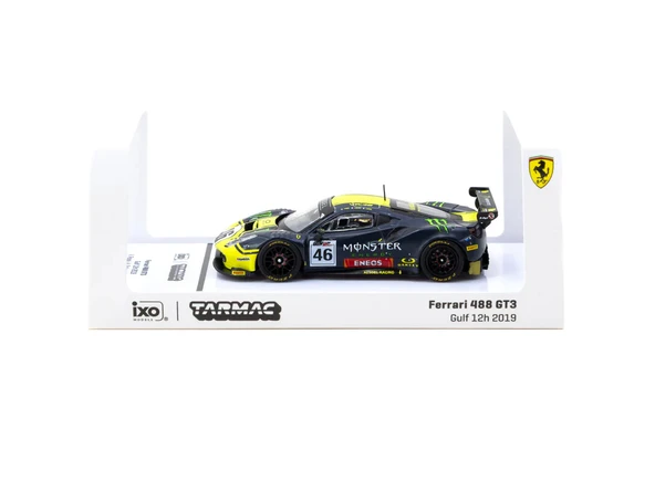 Tarmac Works X iXO Models 1/64 Ferrari 488 GT3 Gulf 12 Hours 2019 #46 – HOBBY64 ürün görseli 1