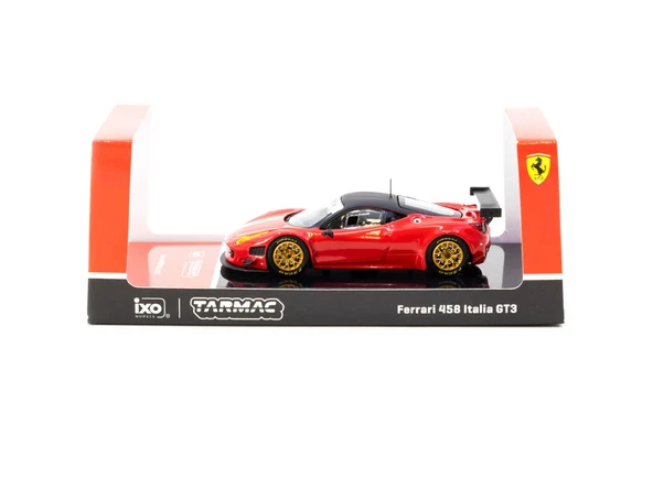Tarmac Works X iXO Models 1/64 Ferrari 458 Italia GT3 Red - ROAD64 ürün görseli 1