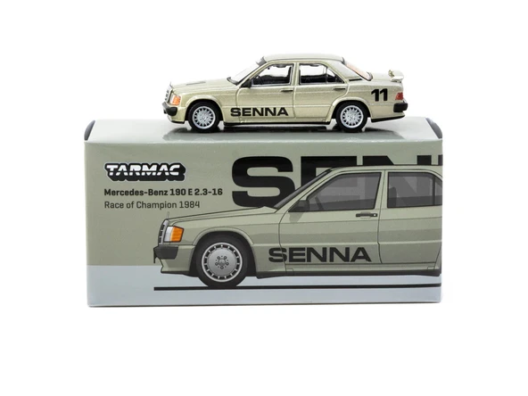 Tarmac Works 1/64 Mercedes-Benz 190 E 2.3-16 Race of Champion 1984 #11 - GLOBAL64 ürün görseli 1