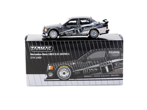Tarmac Works 1/64 Mercedes-Benz 190 E 2.5-16 EVO 1 #01 - GLOBAL64 T64G-057-89DTM01 ürün görseli 1