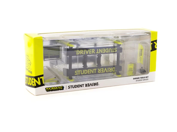 Tarmac Works Accessories 1/64 Garage Tools set Student Driver- PARTS64 ürün görseli 1
