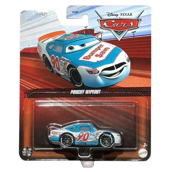 Disney Cars 1/64 Ponchy Wipeout ürün görseli 1