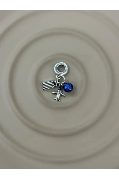 “Wanderlust Trio” Seyahat Charm’ı ürün görseli 1