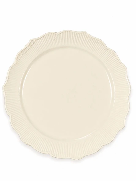 Kristal Platinum Tabak 26 Cm -Krem 6 Adetli ürün görseli 1