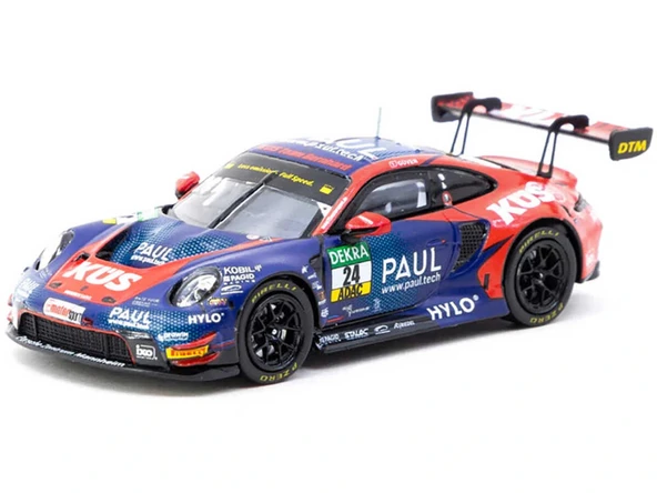 Tarmac Works X iXO Models 1/64 Porsche 911 GT3 R DTM 2023 #24 - HOBBY64 - Ayhancan Güven ürün görseli 1